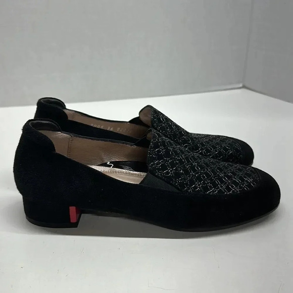 Beautifeel Lexi Loafers Suede Leather Shoes Black Chain Print NWOB Size 36 5 - Picture 4 of 14